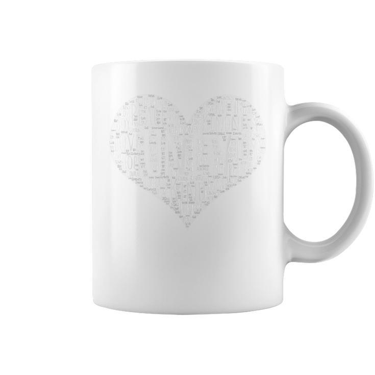 Unity Day Orange Heart Anti Bullying Kindness Teacher Coffee Mug