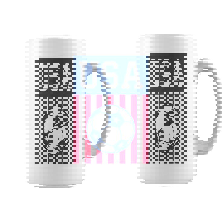 Usa Soccer  Women Men Kids American Soccer Fan  Soccer Funny Gifts Coffee Mug