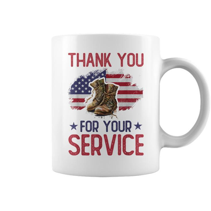 Veteran Thank You For Your Service Veteran's Day Usa Coffee Mug