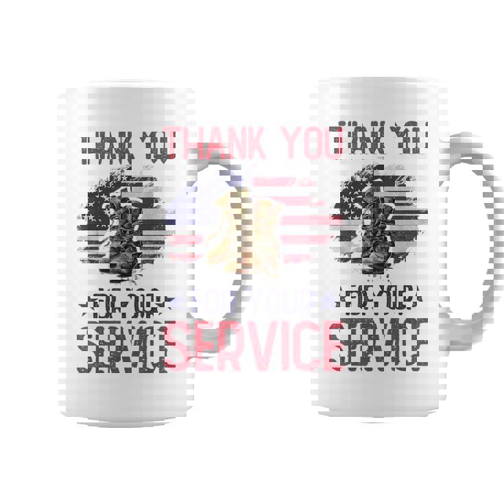 Veteran Thank You For Your Service Veteran's Day Usa Coffee Mug