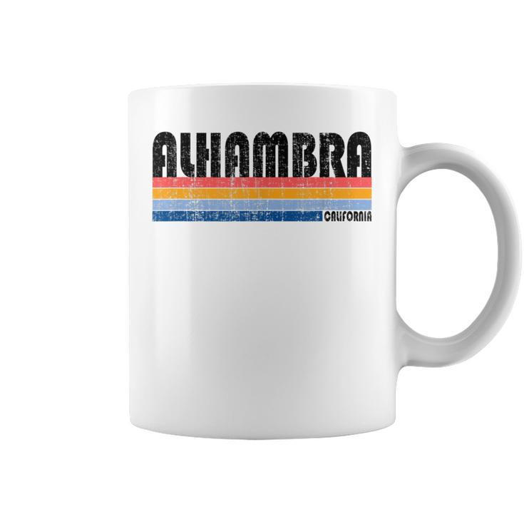 Vintage 70S 80S Style Alhambra California Coffee Mug