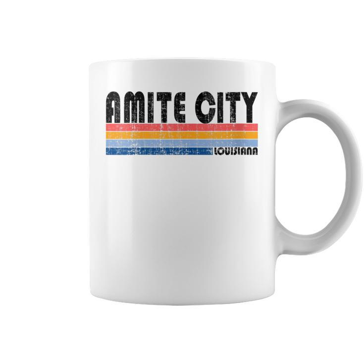 Vintage 70S 80S Style Amite City La Coffee Mug