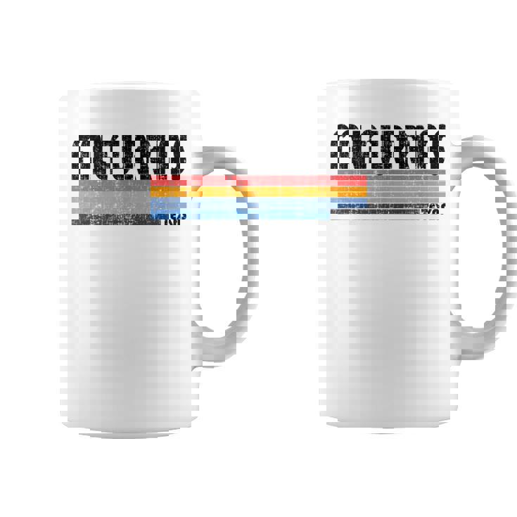 Vintage 70S 80S Style Falfurrias Tx Coffee Mug