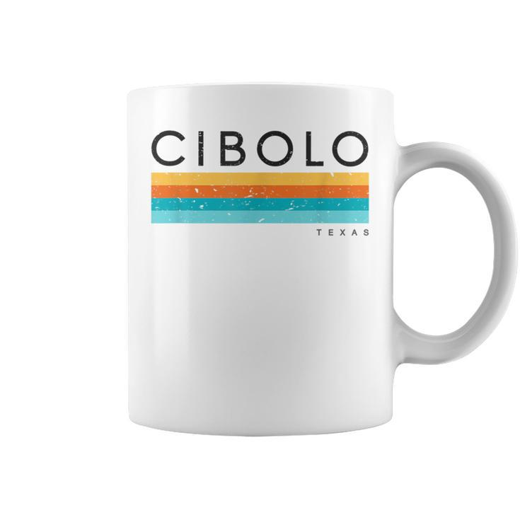 Vintage Cibolo Tx Texas Usa Retro Coffee Mug