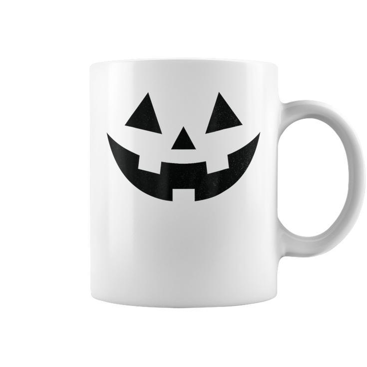 Vintage Pumpkin Face Jackolantern Jack O Lantern Halloween Coffee Mug