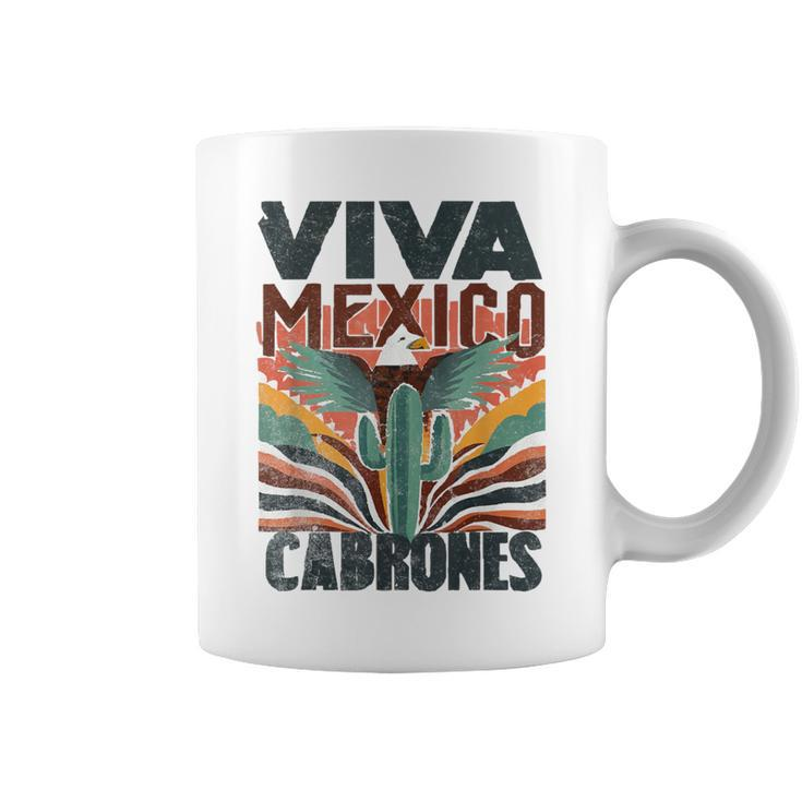 Viva Mexico Cabrones Mexican Independence Coffee Mug