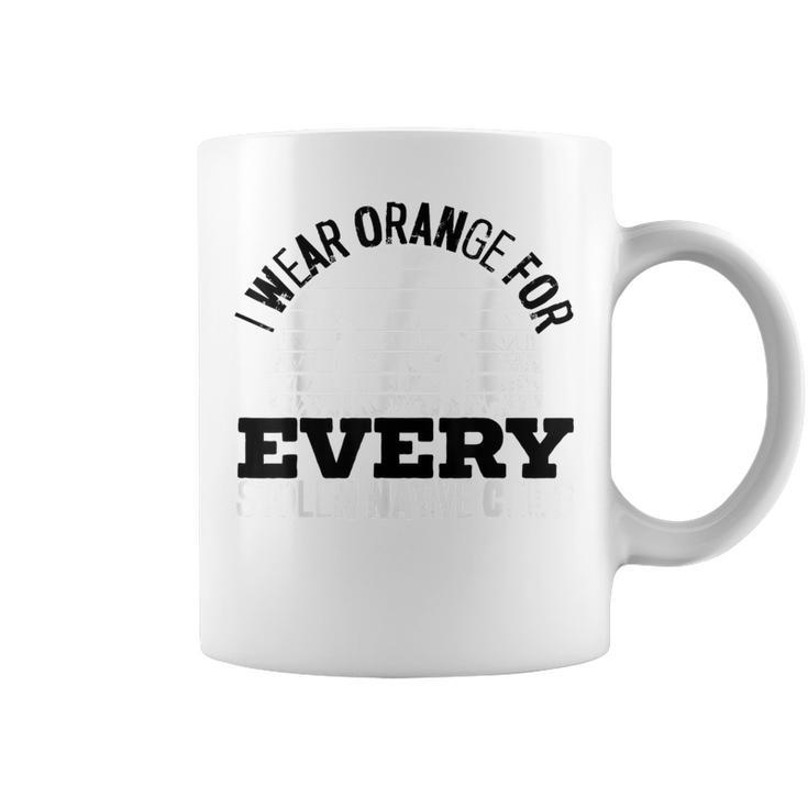 I Wear Orange For Children Orange Day Indigenous Children Coffee Mug