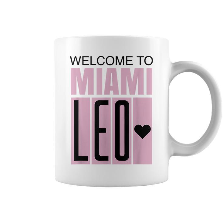 Welcome To Miami Leo 10 - Goat  Gifts For Goat Lovers Funny Gifts Coffee Mug