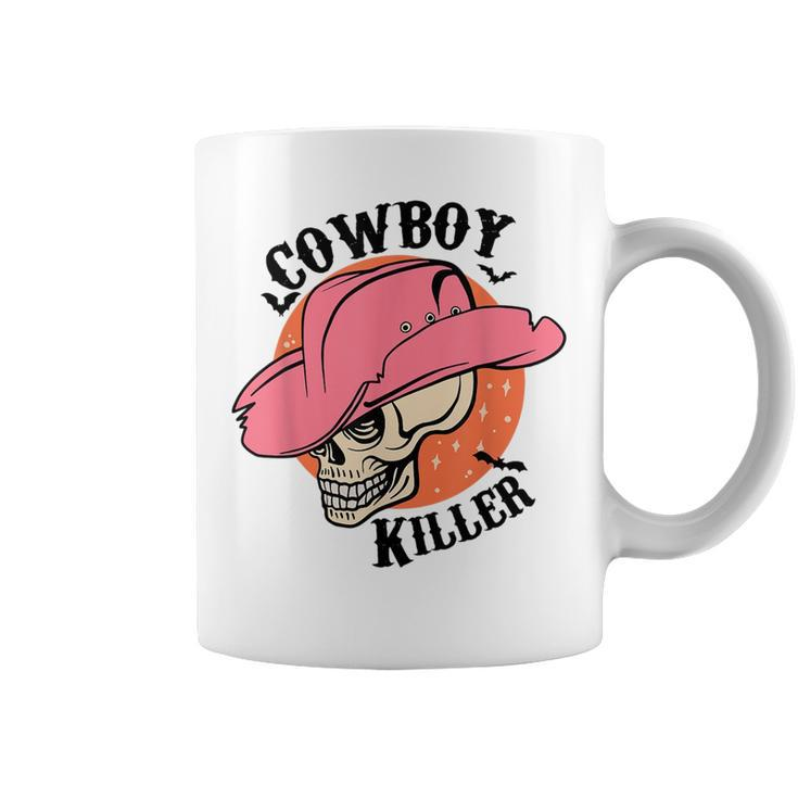 Western Cowgirl Cowboy Killer Skull Cowgirl Rodeo Girl  Rodeo Funny Gifts Coffee Mug