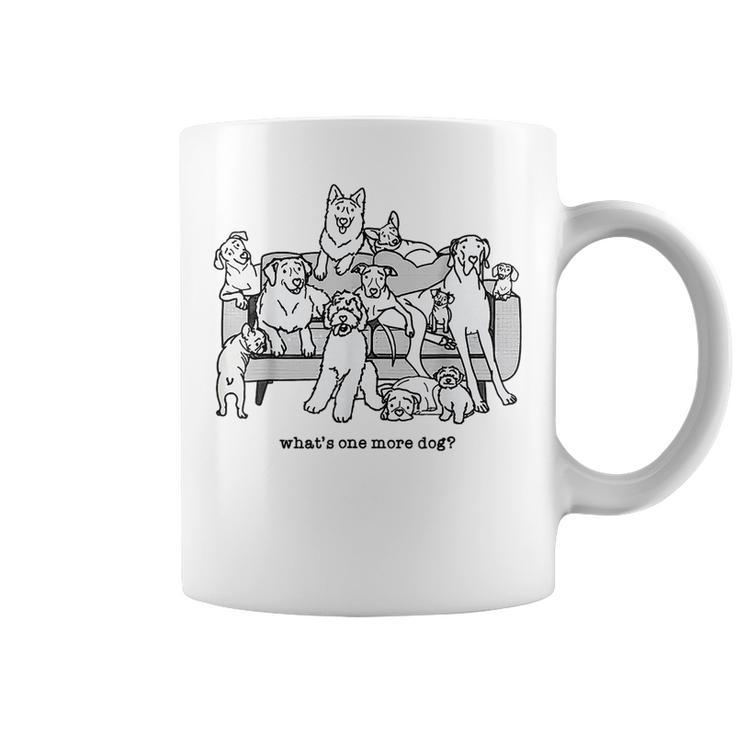 Whats One More Dog Funny Group Dogs  Coffee Mug