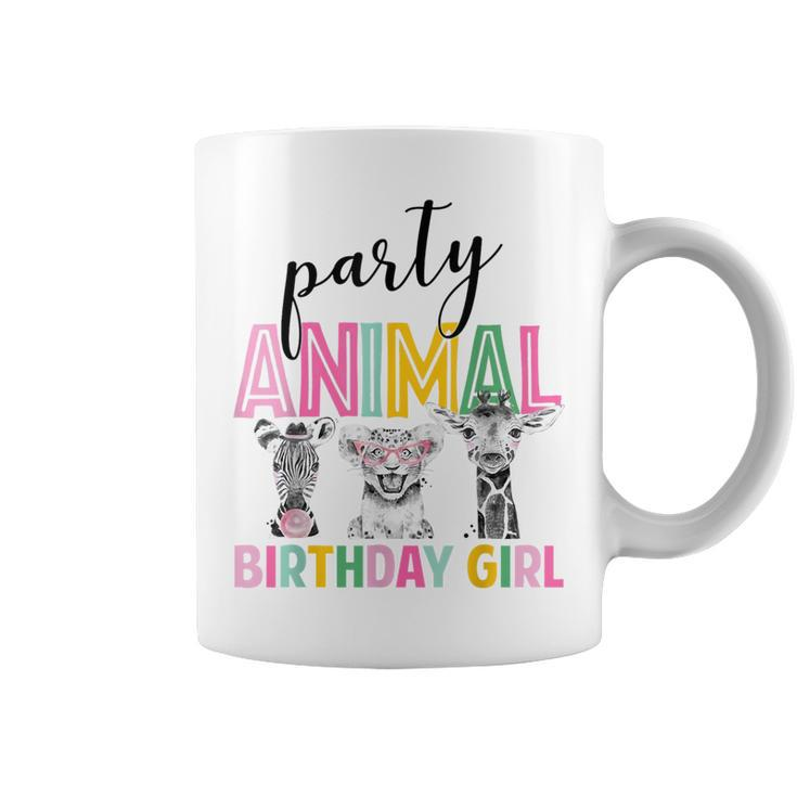 Wild Birthday Girl Zoo Party Safari Birthday Party Coffee Mug