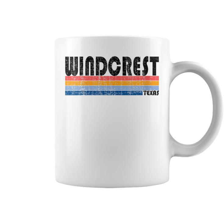 Windcrest Tx Hometown Pride Retro 70S 80S Style Coffee Mug
