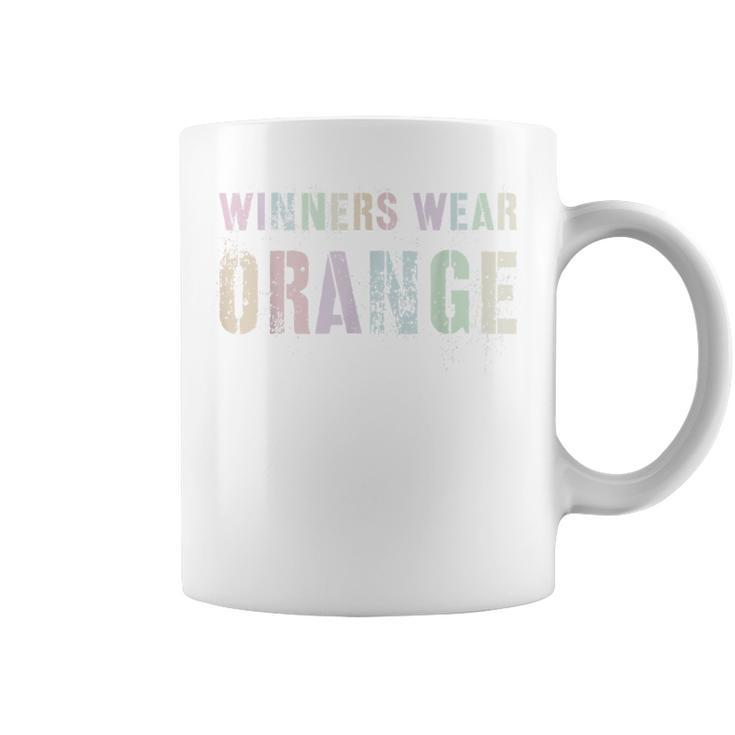 Winners Wear Orange Summer Camp Team Color War Game Event Summer Coffee Mug