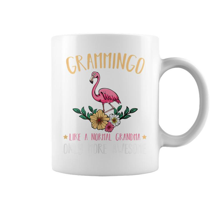 Womens Grammingo Like An Grandma Only More Awesome Flamingo Animal  Coffee Mug