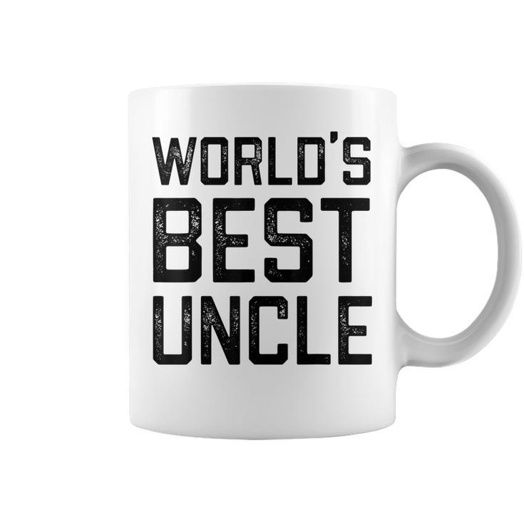Worlds Best Uncle  Gift For Uncle Coffee Mug