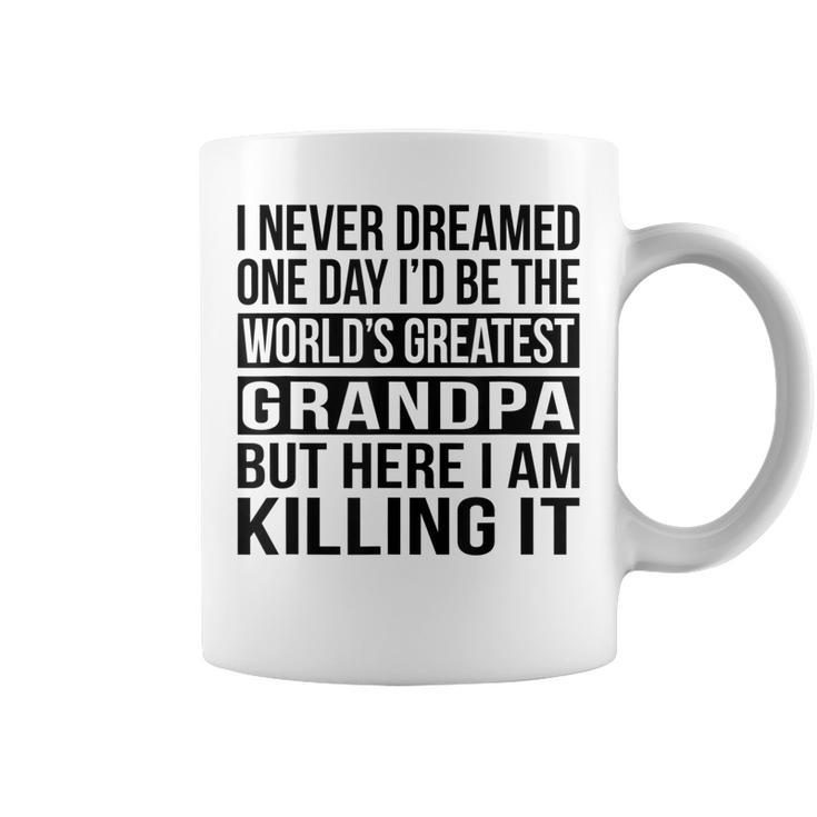 Worlds Greatest Grandpa  Funny Grandfather Gift Gift For Mens Coffee Mug