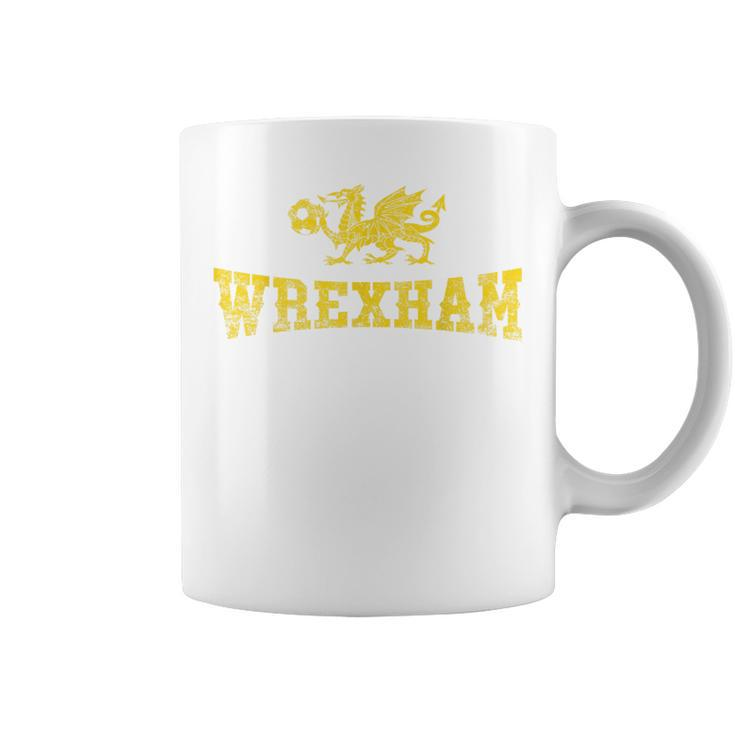 Wrexham Wales Soccer Jersey Welsh Red Dragon For Men Kids  Soccer Funny Gifts Coffee Mug