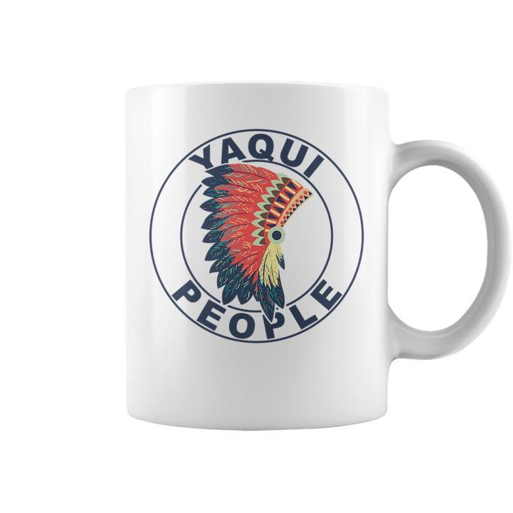 Yaqui Pride Headdress Proud Native American Yaqui Tribe   Coffee Mug