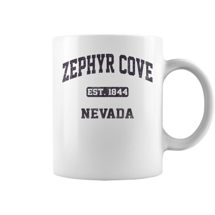 Zephyr Cove Nevada Nv Vintage State Athletic Style Coffee Mug