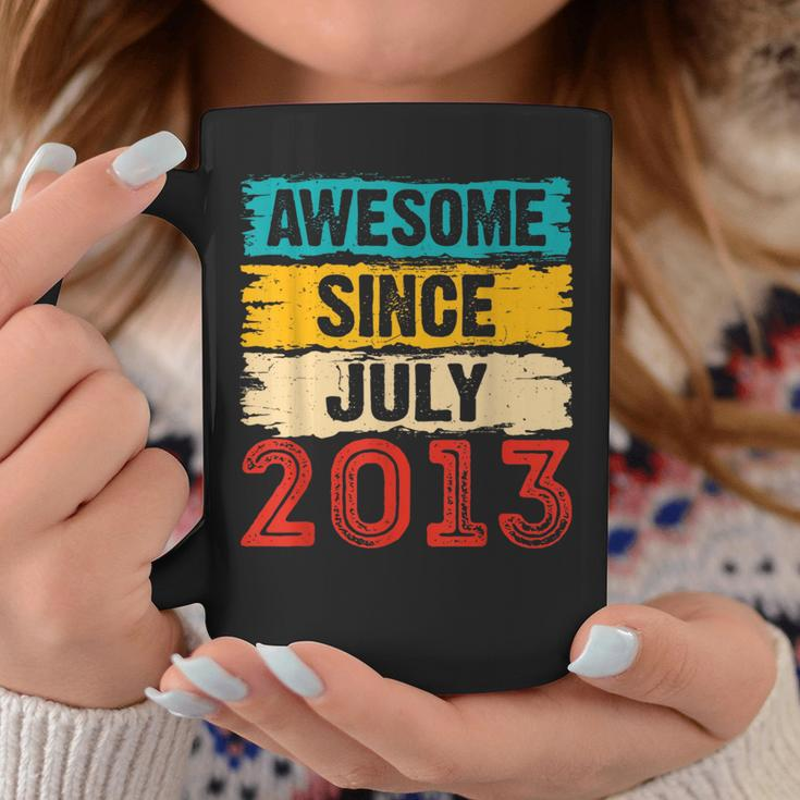 10 Year Old Awesome Since July 2013 10Th Birthday Gifts Coffee Mug Funny Gifts