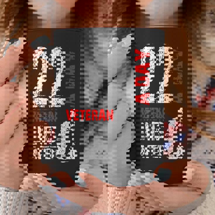 22 A Day Veteran Lives Matter Veterans Day Coffee Mug Unique Gifts