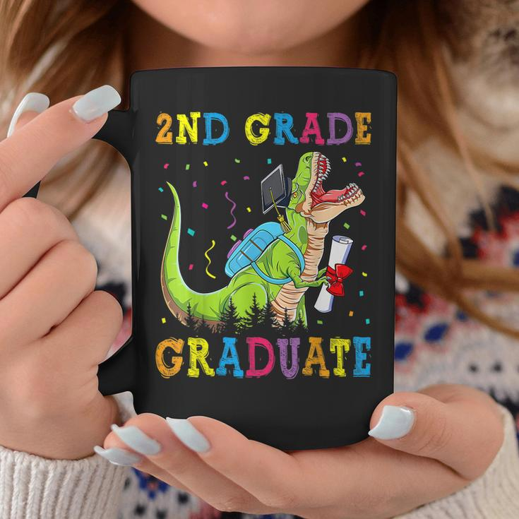 2Nd Grade Graduate Dinosaur Trex 2Nd Grade Graduation Coffee Mug Unique Gifts