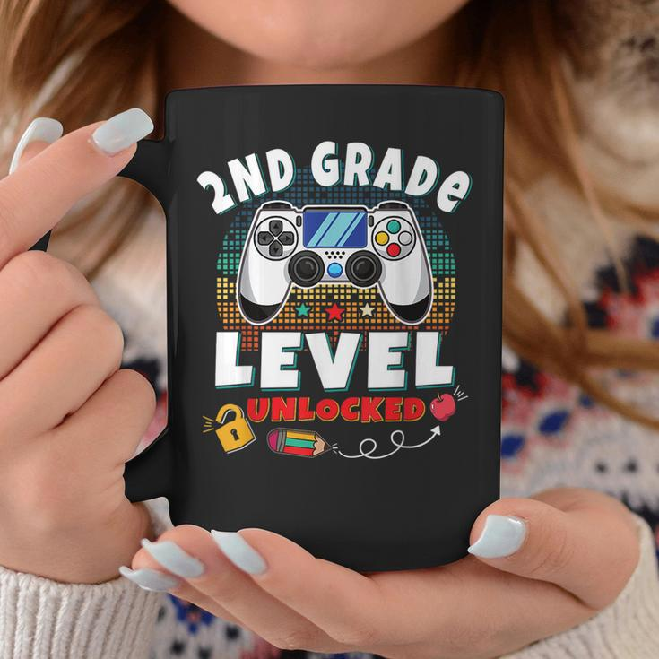 2Nd Grade Level Unlocked Video Game Back To School Boys Coffee Mug Unique Gifts
