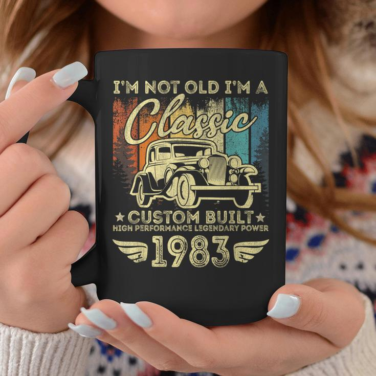 40 Year Old Vintage 1983 Classic Car 40Th Birthday Gifts Coffee Mug Unique Gifts