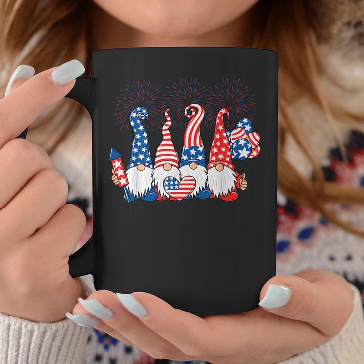 4Th Of July 2023 Patriotic Gnomes Funny American Usa Flag Coffee Mug Unique Gifts