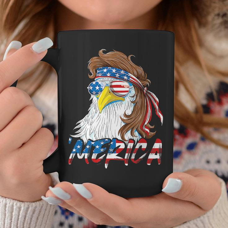 4Th Of July Eagle Mullet Merica Men 4Th Of July American Mullet Funny Gifts Coffee Mug Unique Gifts