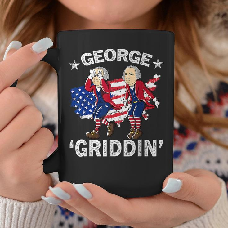 4Th Of July George Washington Griddy George Griddin Coffee Mug Unique Gifts