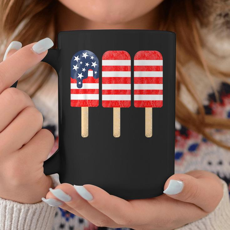 4Th Of July Popsicle American Flag Red White Blue Patriotic Coffee Mug Unique Gifts