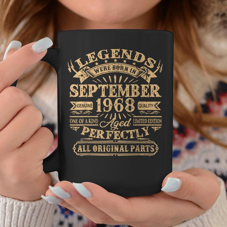 55Th Birthday Decoration Legends Born In September 1968 Coffee Mug Funny Gifts