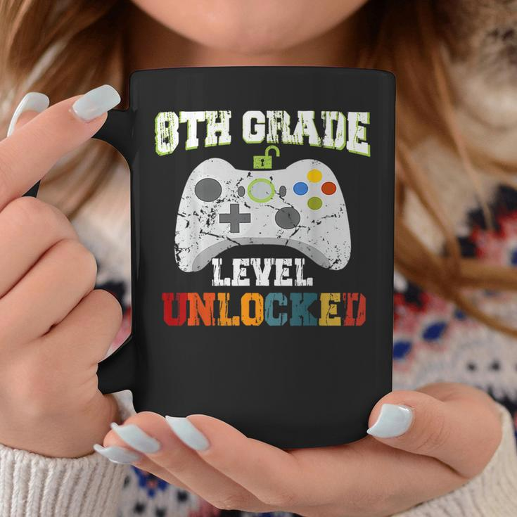 8Th Grade Level Unlocked Gamer First Day Of School Boys Coffee Mug Funny Gifts