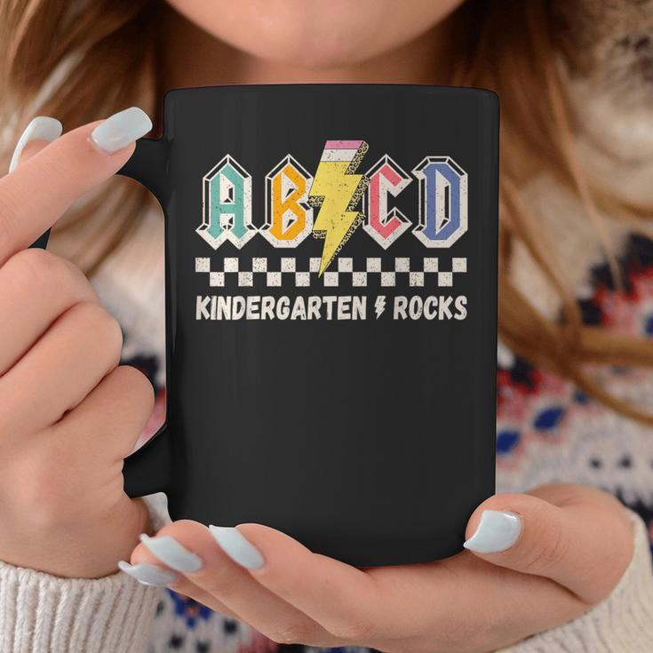 Abcd Kindergarten Rocks Pencil Lightning Teachers Rock Boys Coffee Mug Unique Gifts