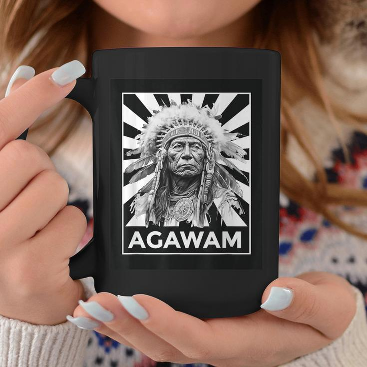 Agawam American Native Indian Proud Warrior Heritage Coffee Mug Unique Gifts