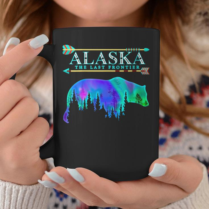 Alaska State Pride Alaska Northern Lights Alaskan Bear Coffee Mug Funny Gifts