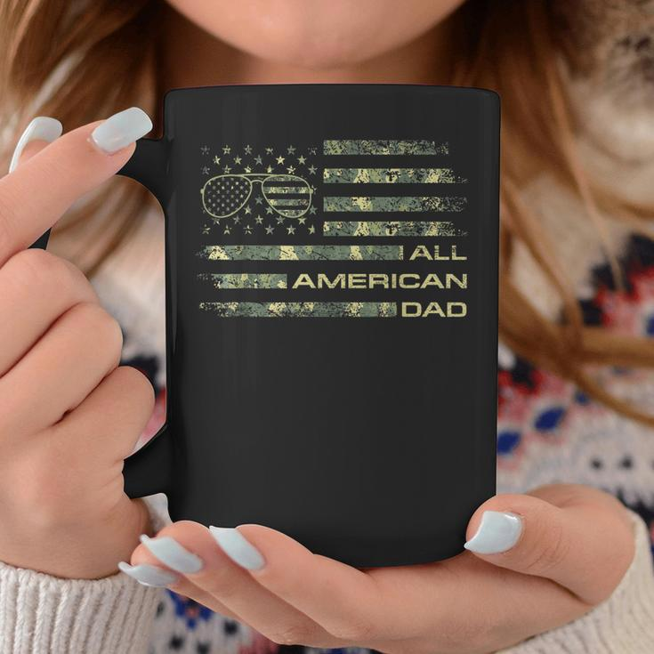 All American Dad 4Th Of July Fathers Day Camo Flag Coffee Mug Unique Gifts