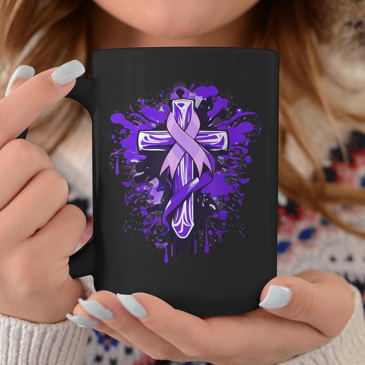 All Cancer Awareness Cross All Cancer Month Coffee Mug Unique Gifts