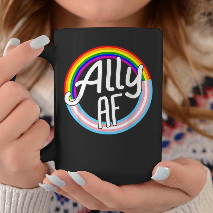 Ally Af Trans Flag Love Equality Lgbt Pride Flag Love Gay Coffee Mug Unique Gifts