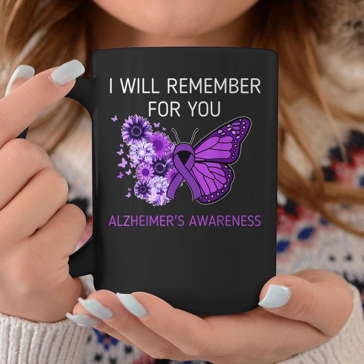 Alzheimer's Awareness I Will Remember You Butterfly Coffee Mug Unique Gifts