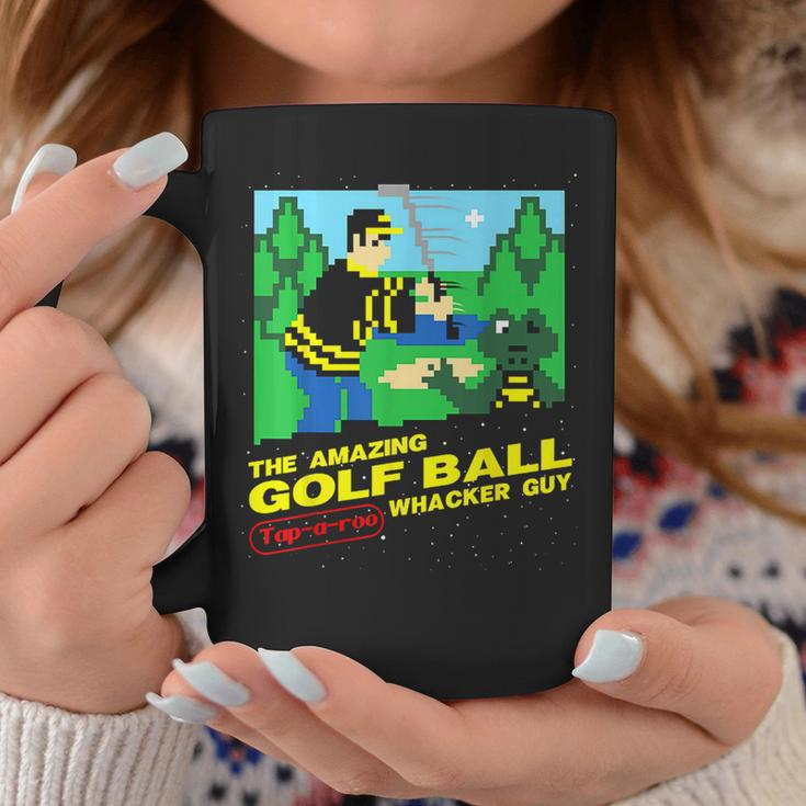 The Amazing Golf Ball Tap-A-Roo Whacker Guy Coffee Mug Funny Gifts