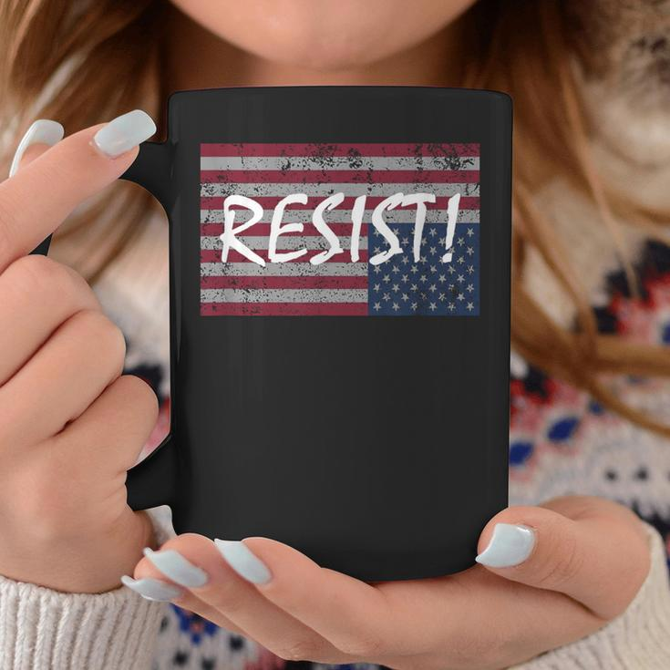American Flag Resist Upside Down United StatesCoffee Mug Unique Gifts