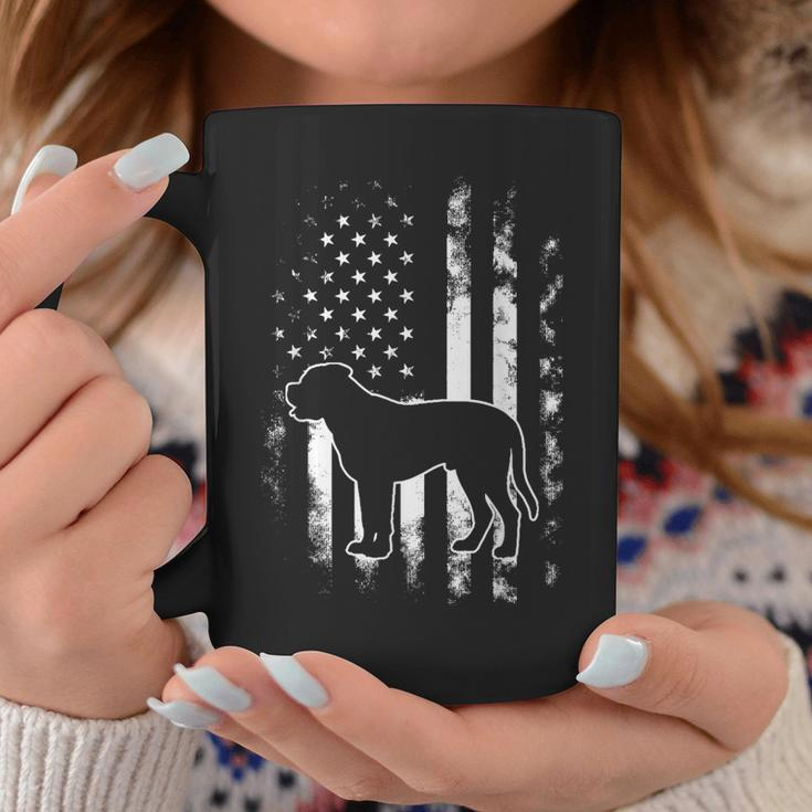 American Us Flag Bull Mastiff Coffee Mug Unique Gifts