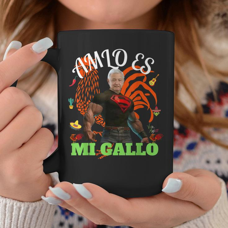Amlo Es Mi Gallo Amlo El Mejor Presidente De Mexico Coffee Mug Unique Gifts