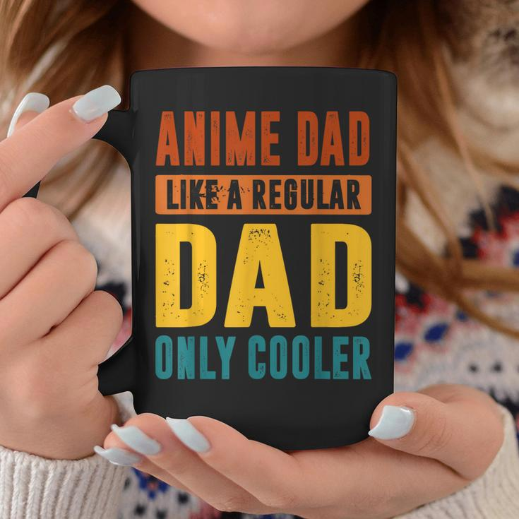 Anime Fathers Birthday Anime Dad Only Cooler Funny Vintage Gift For Women Coffee Mug Unique Gifts