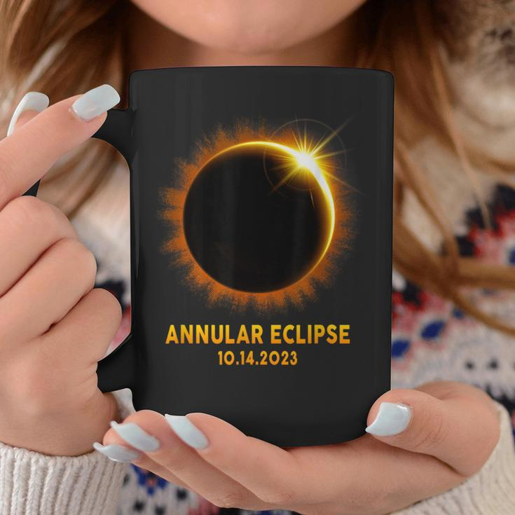 Annular Solar Eclipse 101423 America Annularity Celestial Coffee Mug Unique Gifts