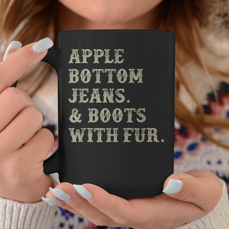 Apple Bottom Jeans And Boots With Fur Coffee Mug Funny Gifts