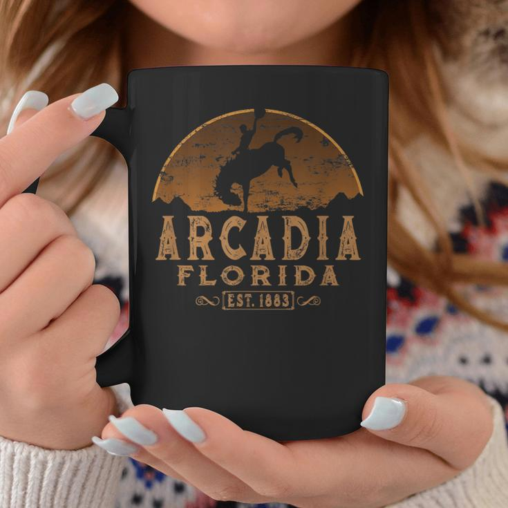 Arcadia Florida Fl Rodeo Cowboy Coffee Mug Unique Gifts