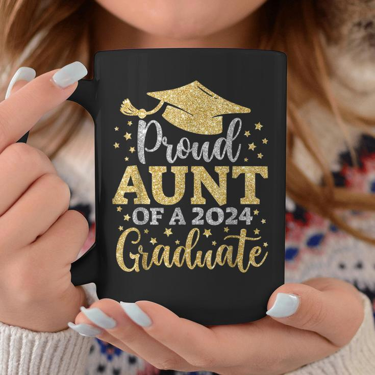 Aunt Senior 2024 Proud Aunt Of A Class Of 2024 Graduate Coffee Mug Unique Gifts